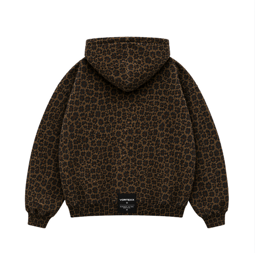 Leopard Zip Hoodie