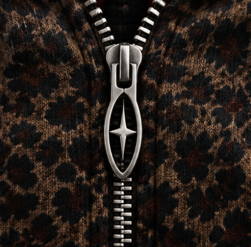 Leopard Zip Hoodie